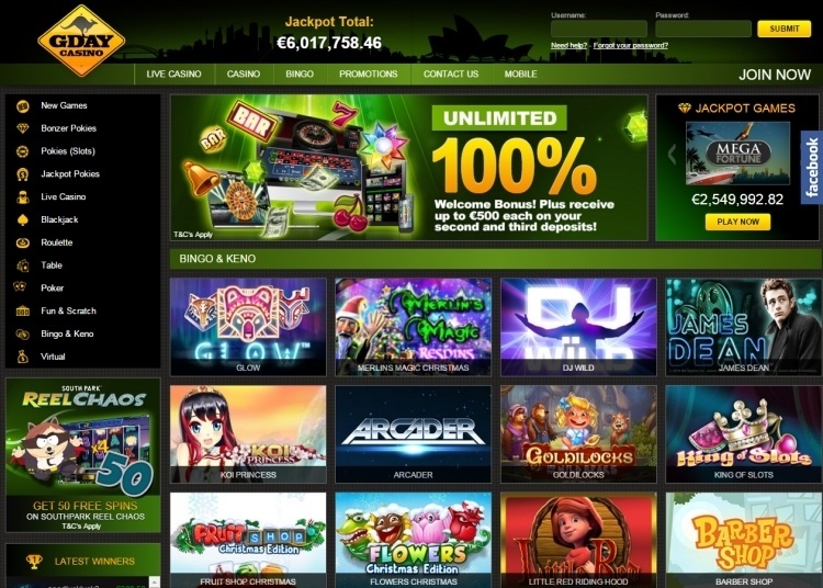 Gday online casino review
