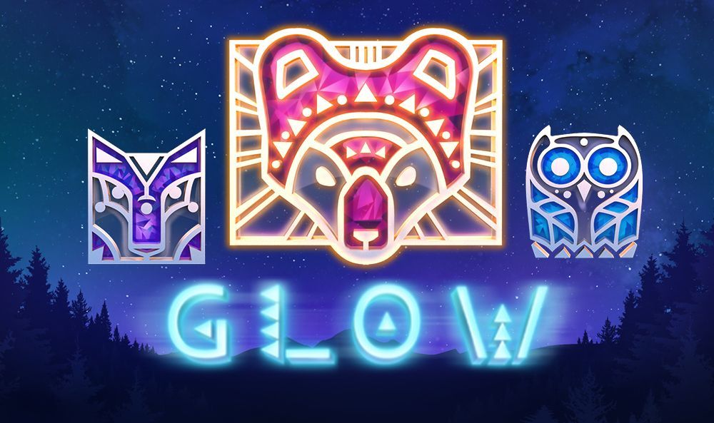 GLow online slot logo