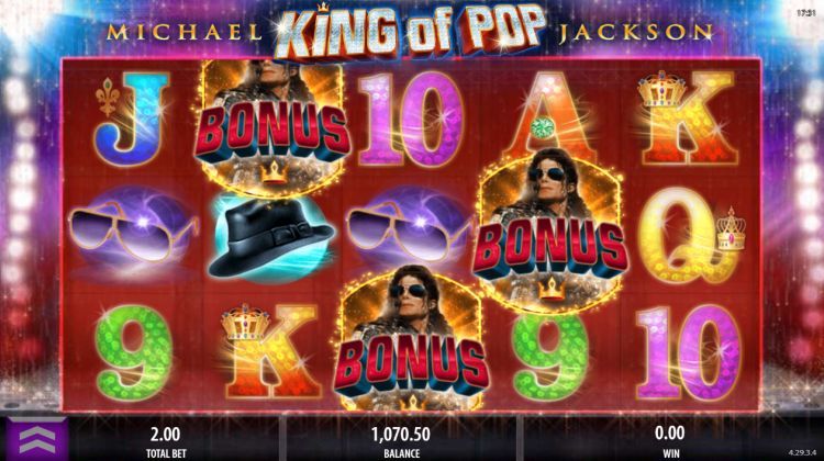 Michael Jackson king of pop gokkast