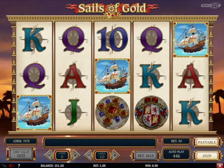 Sails of Gold gokkast bonus
