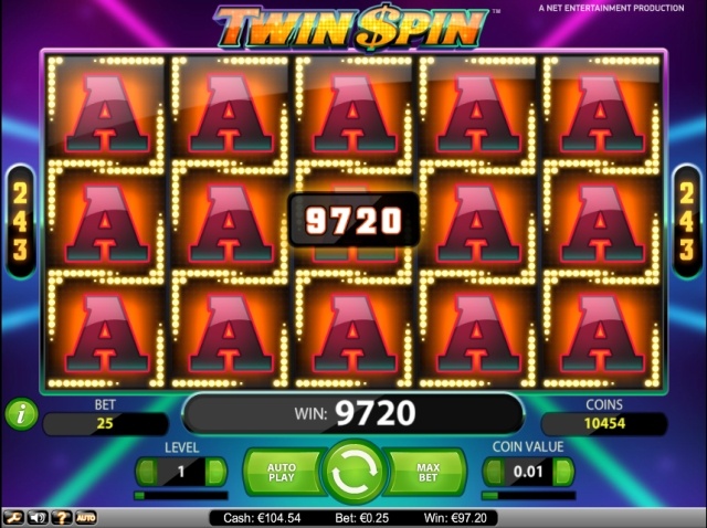 twin-spin-grote uitbetaling
