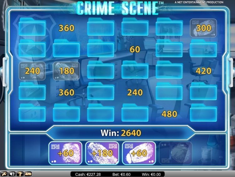 Crime scene gokkast bonus