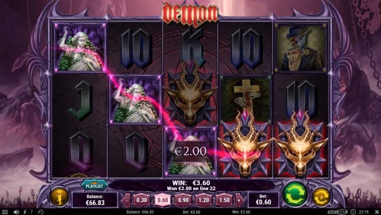 Demon review Play n GO win