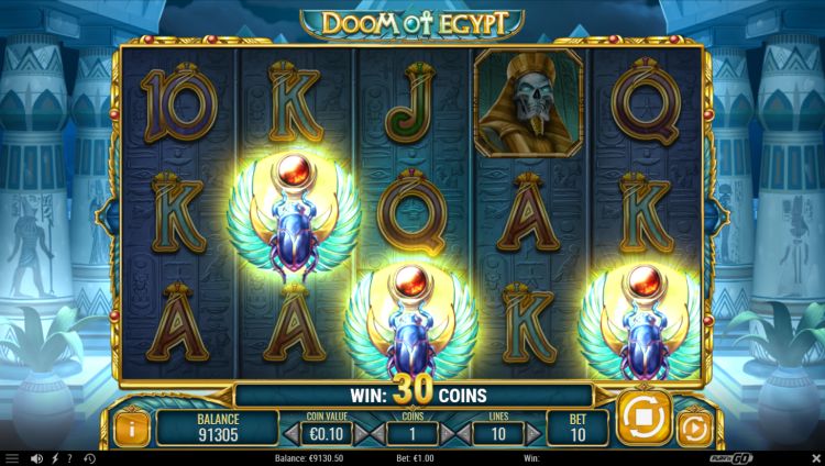 Doom of Egypt slot review play n go free spins trigger