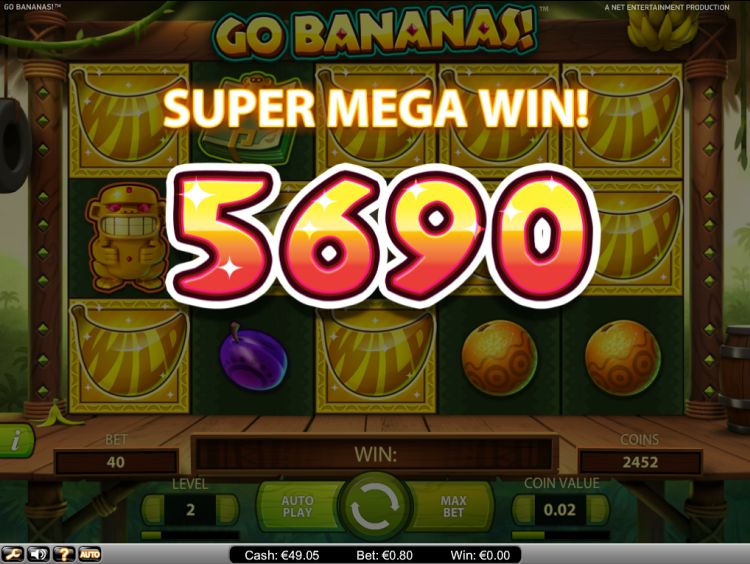 Go bananas slot review netent big win