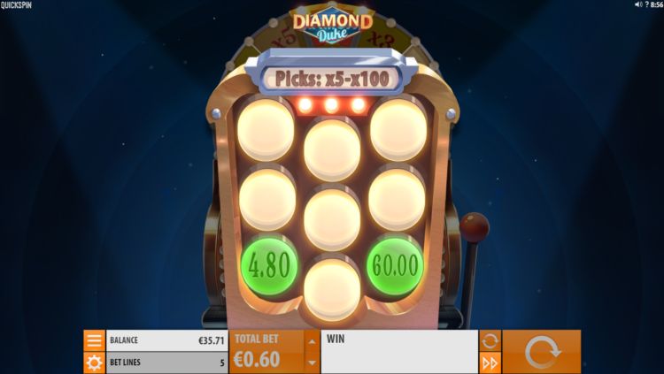 Diamond Duke gokkast bonus win