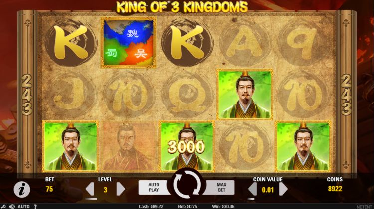 King of KIngdoms slot review netent big win