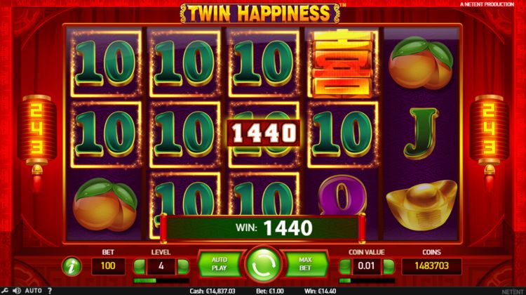 Twin Happiness slot review netent
