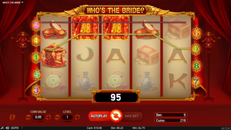 Who's the bride slot review netent win