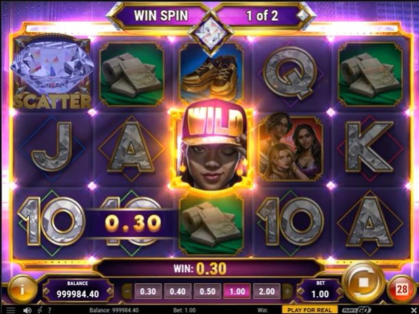 Blinged slot review play n go win spin