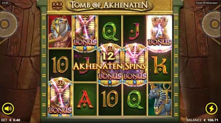 Tomb of akhenaten slot review Nolimit City bonus trigger 2