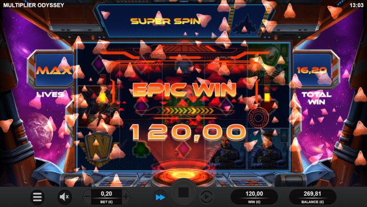 Multiplier Odyssey slot review relax gaming epic win