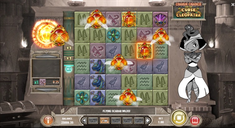 charlie chance and the curse of cleopatra play n go online slot review
