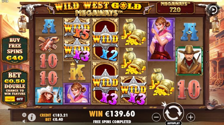 Wild West Gold Megaways pragmatic play best rtp