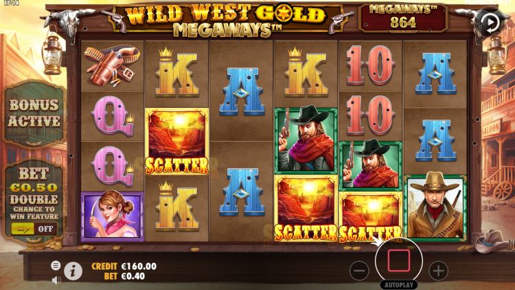 Wild West Gold Megaways pragmatic play highest rtp